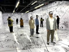 不雅众正在文博会腾讯展台领会AI产